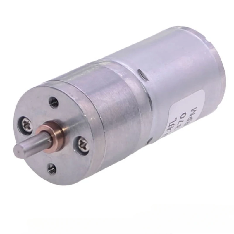 1PCS JGA25-370 DC motor geared motor 6/12V high torque electric gear motor 12/27/58/128/169/282/1364 rpm