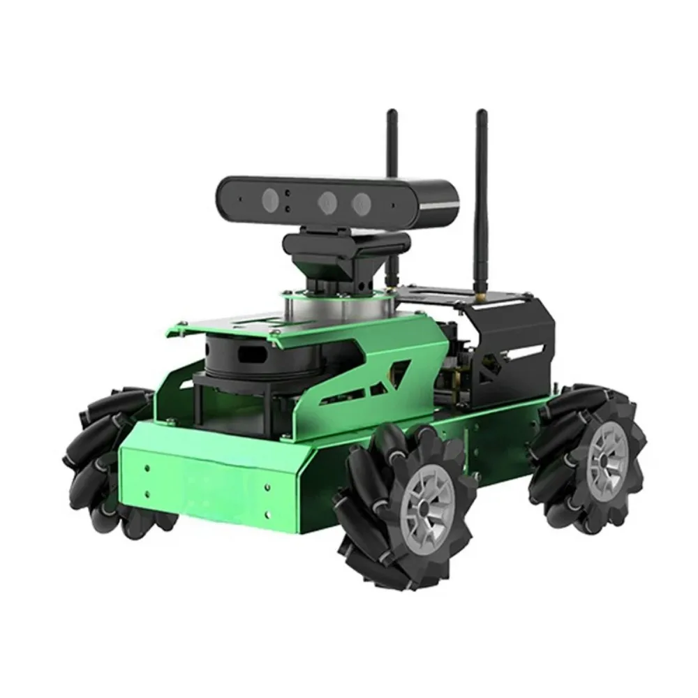 

JetCar ROS 4WD Robot Car with Lidar Depth Touch Screen Support SLAM Mapping and Navigation for Jetson Nano RC Robot Kit