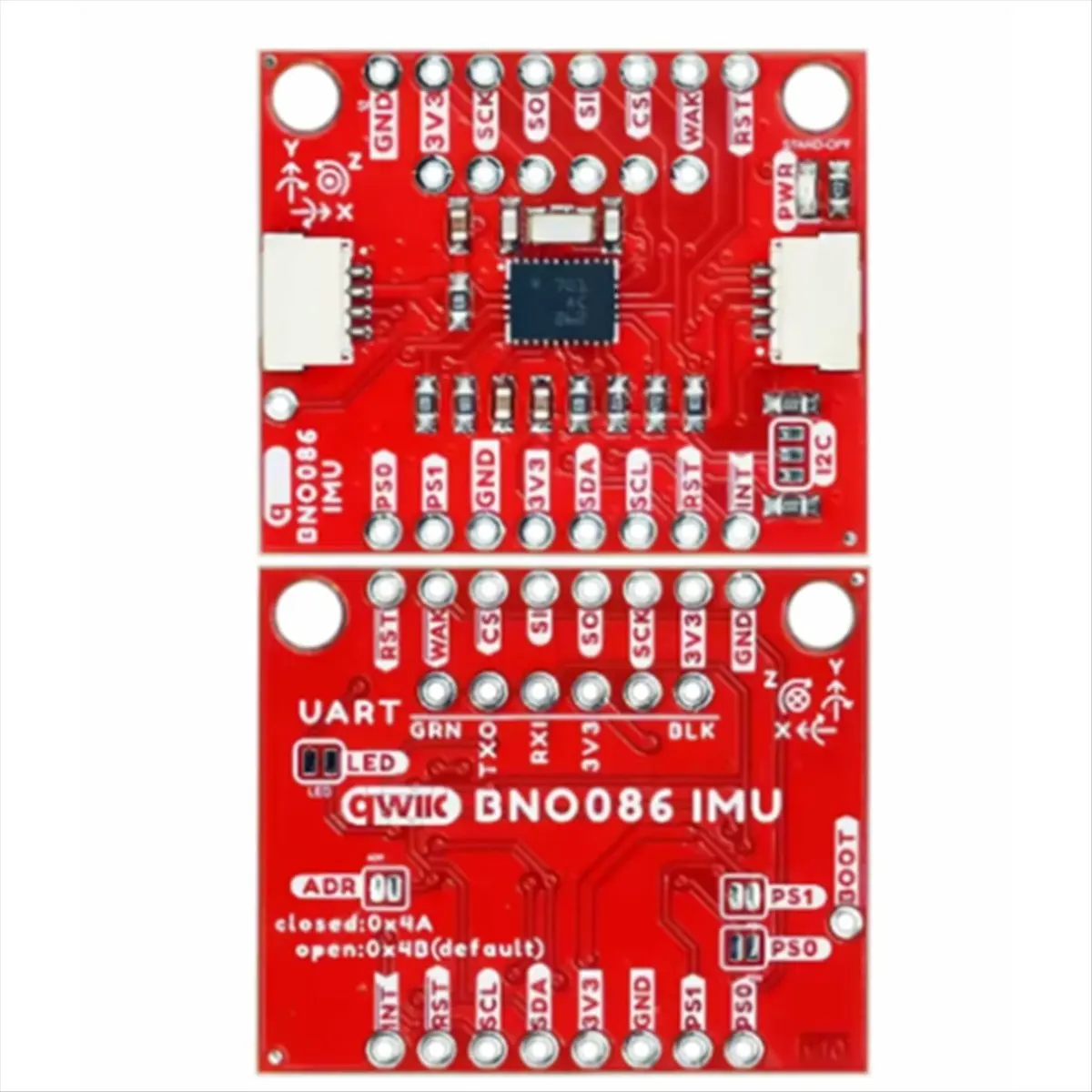 【ELEVATE LIFE】VR IMU Breakout - BNO086 (Qwiic) Triaxial Accelerometer/Gyroscope/Magnetometer