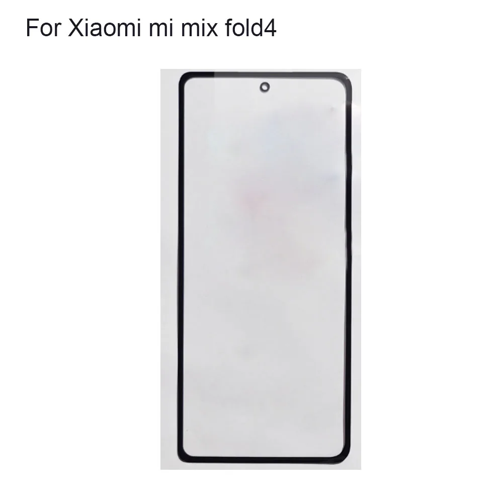 For Xiaomi mi mix fold4 touch Screen Outer LCD Front Panel Screen Glass Lens Cover Without Flex Cable For Xiaomi mi mix fold 4