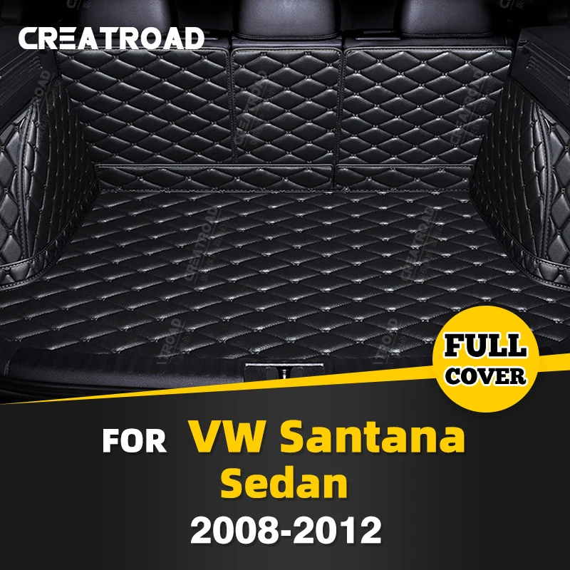 

Full Coverage Trunk Mat For VOLKSWAGEN VW Santana Sedan 2013-2021 20 19 18 17 16 Car Cover Pad Interior Protector Accessories