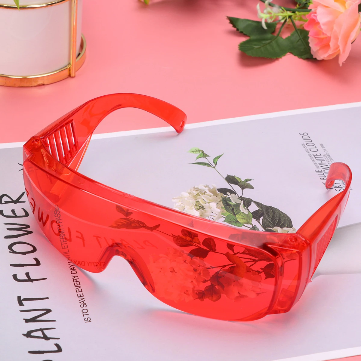 

Windproof Goggles Safe Material Anti-fog Multifunctional Colorful Shutters Glasses Durable