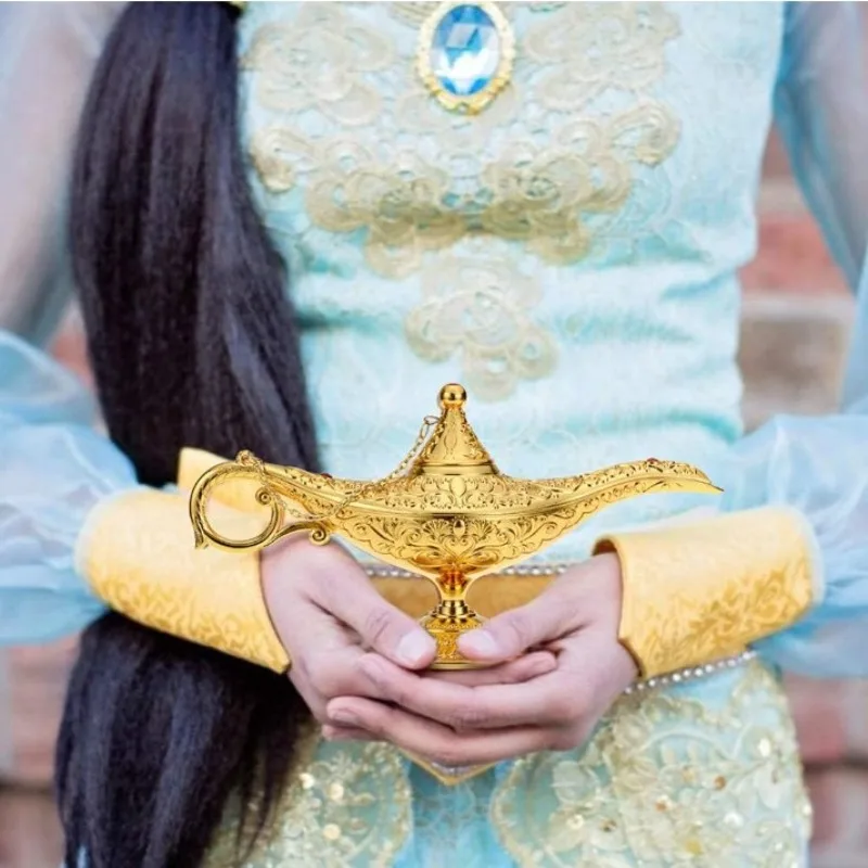 Juguetes de cocina, accesorios de lámpara mágica de Aladino, juguetes, moldeo por inyección, galvanoplastia, pintura en aerosol, decoración, fiesta, juego en casa