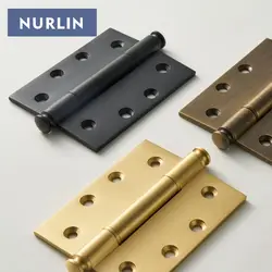 Nurlin Solid Brass Thick And Sturdy Door Gate Hinge Matte Brass Antique Brass Black Single Piece Price