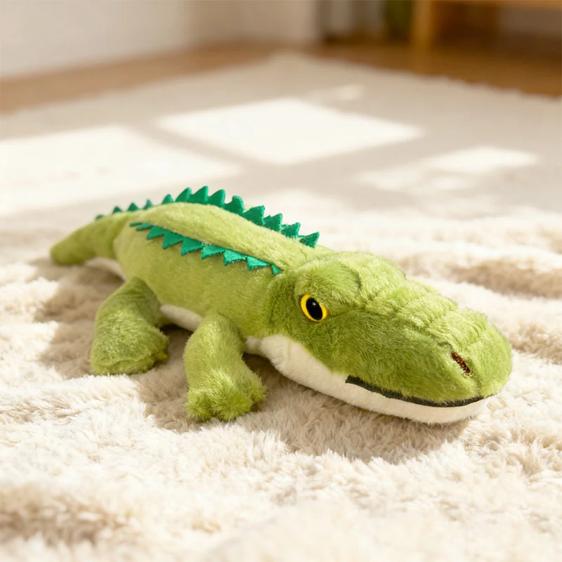 25cm Pluszowa Zabawka Salamandra Aligator Hipopotam Nosorożec Urocze Wypchane Maskotki Kreskówkowe Poduszki Kawaii Prezent Urodzinowy Świąteczny dla Dzieci