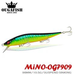 2022 Fishing Lure Minnow 10.5g 98mm Suspend Water Jerkbait Peche Accessoire Leurre Brochet Fish Isca Artificial Fishing Tackle