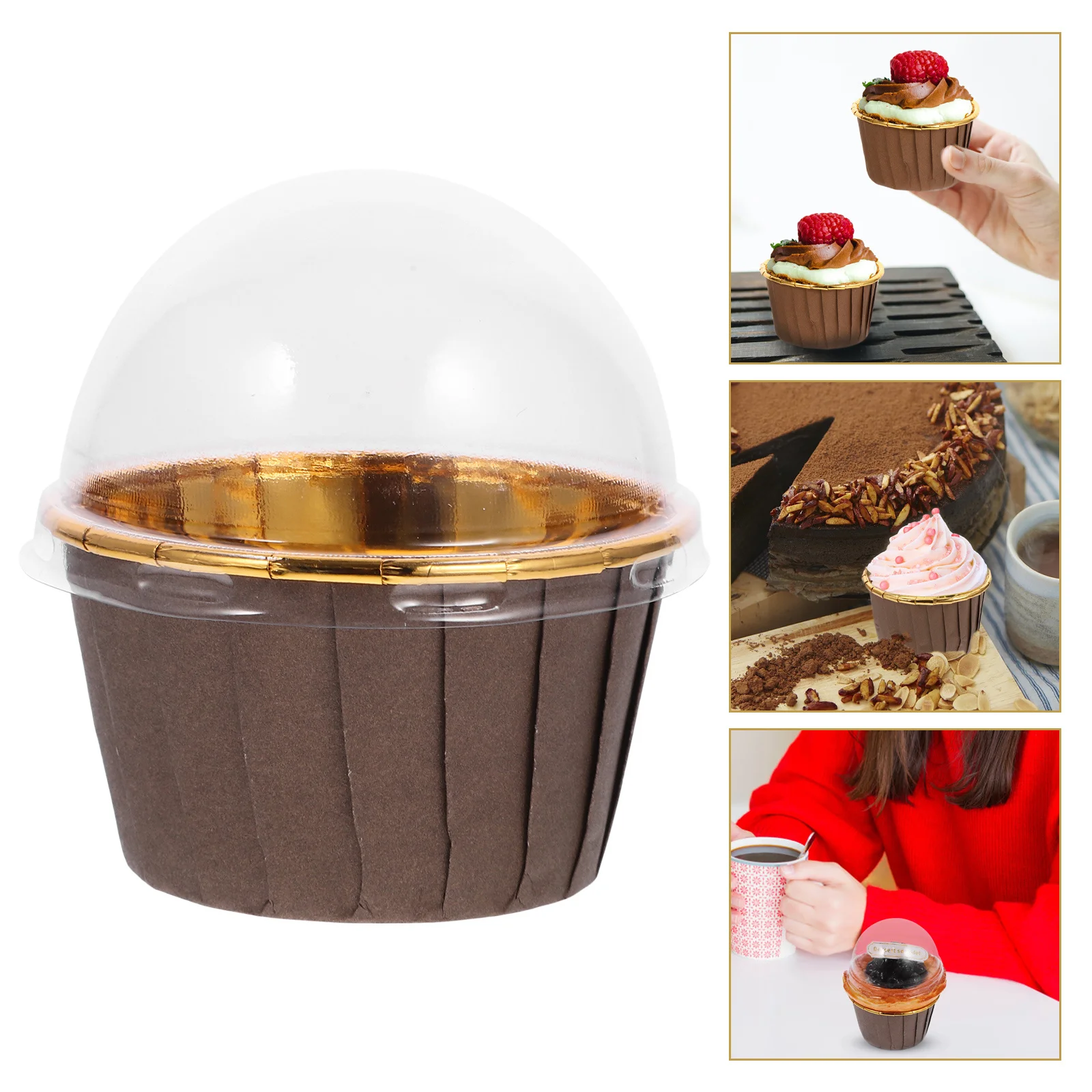 

Cake Cups Baking Paper Cups For Birthday Wedding Party Dessert Decor Crimping Cake Molds Disposable Cupcake Holders Muffin