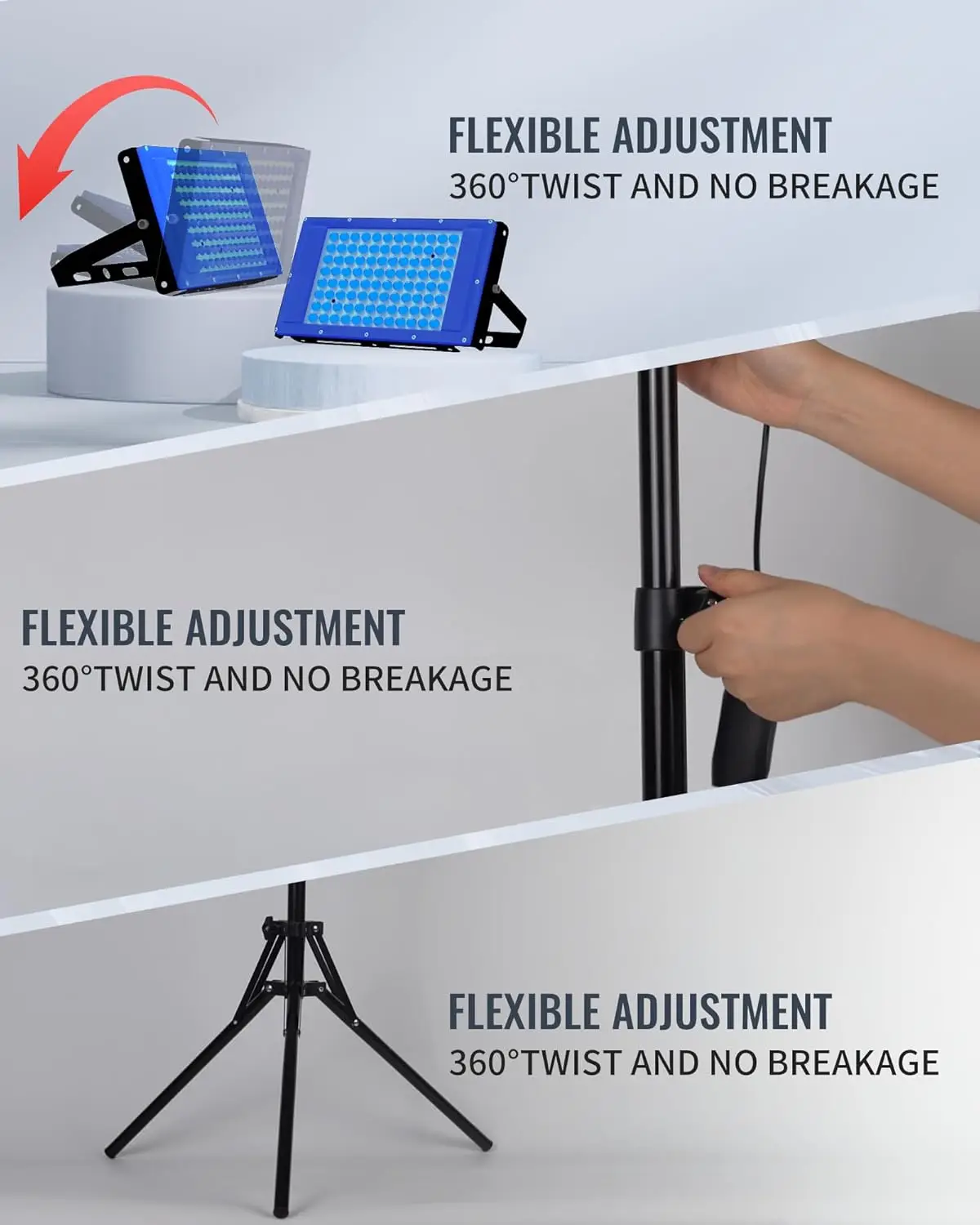 50W UV-Bräunungslampe 96 Stück Blaulicht Solariumlampe 460nm 480nm Ganzkörper Indoor-Bräunungslicht Professionelle Hautpflege – Detail 6
