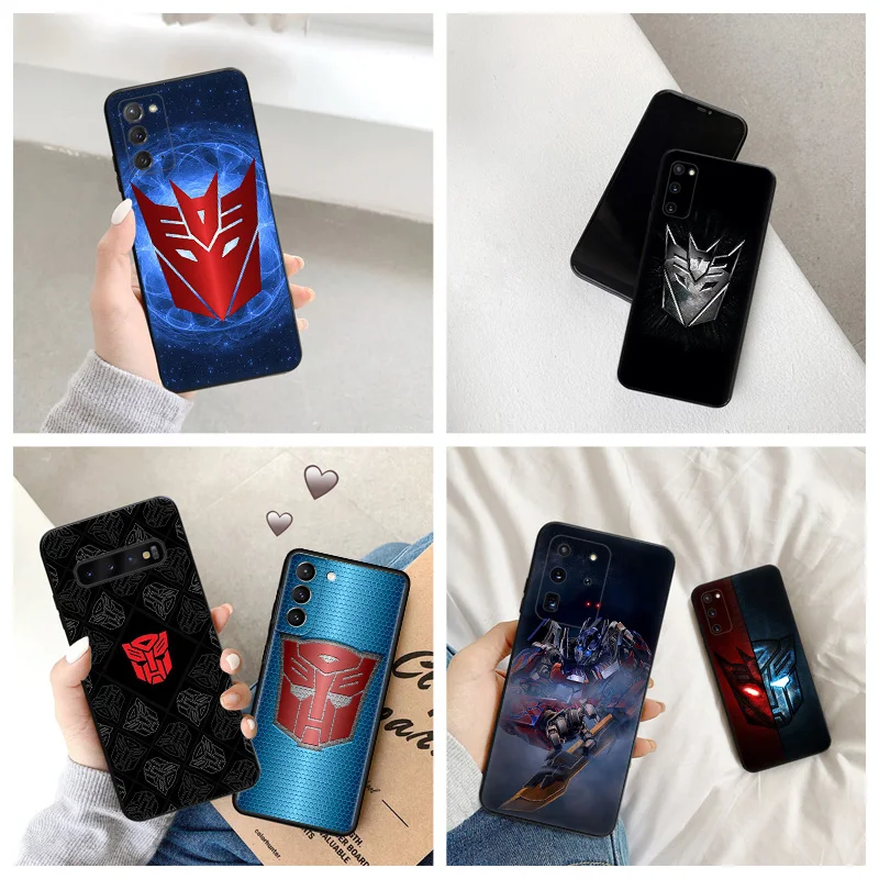 Phone Case For Samsung Galaxy S23 S22 S21 S20 S10 Plus Ultra Note20 10 Lite 9 8 HEROCROSS T-Transformers Camera Protective Cover