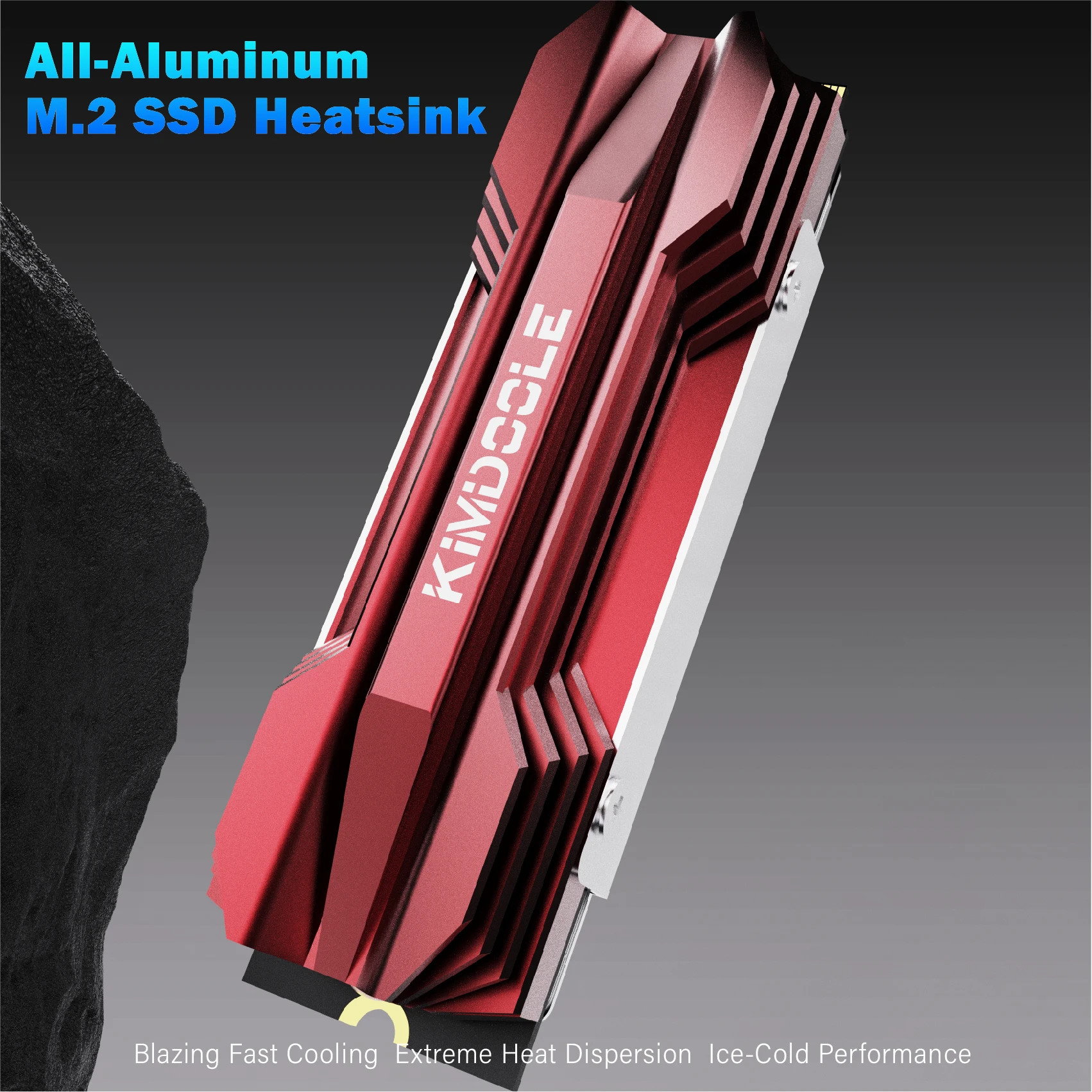 M.2 Heatsink 2280 M.2 SSD Solid State Drive Heatsink With Thermal Conductive Silicone Grease Aluminum Heat Pipe Radiator