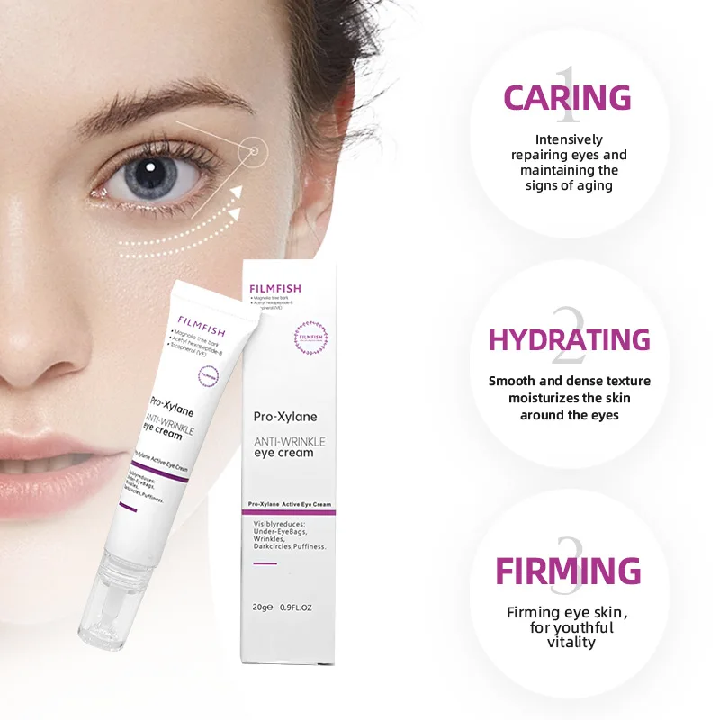 

Hyaluronic Acid Eye Cream For Dark Circles And Wrinkles Moisturizing Anti Aging Eye Treatment For Puffiness And Bags