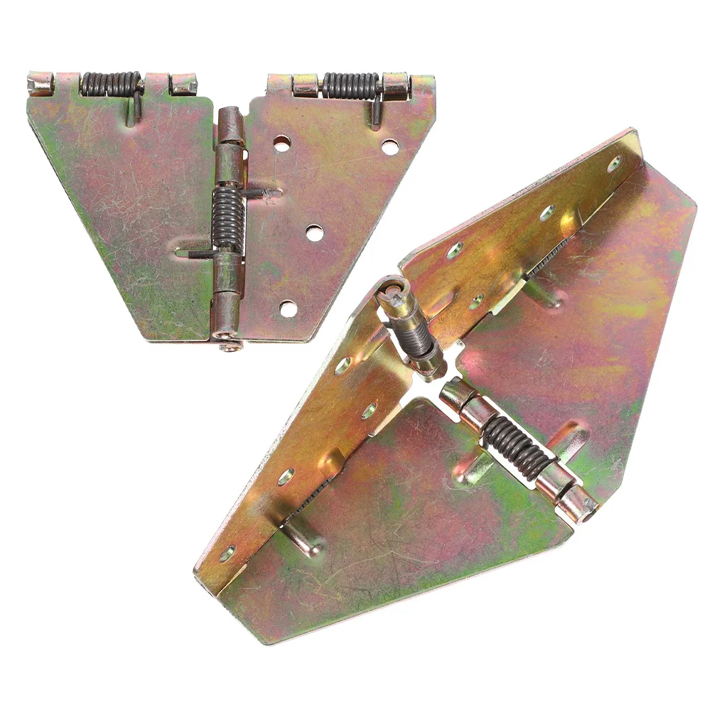 

2Pcs 180 Degree Table Leaf Hinges Spring Lock Mechanism for Folding Banquet Tables and Compact Living Spaces Folding Table Legs