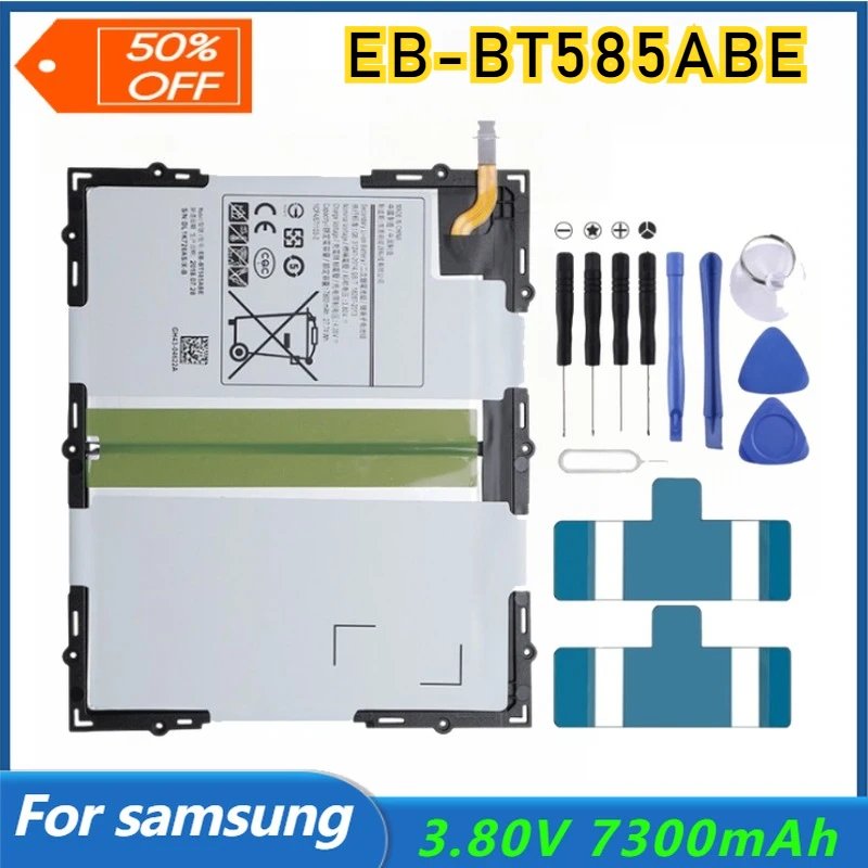 

2025 New 7300mAh EB-BT585ABE Replacement Li-Polymer Tablet Battery for Samsung Galaxy Tablet Tab A 10.1 2016