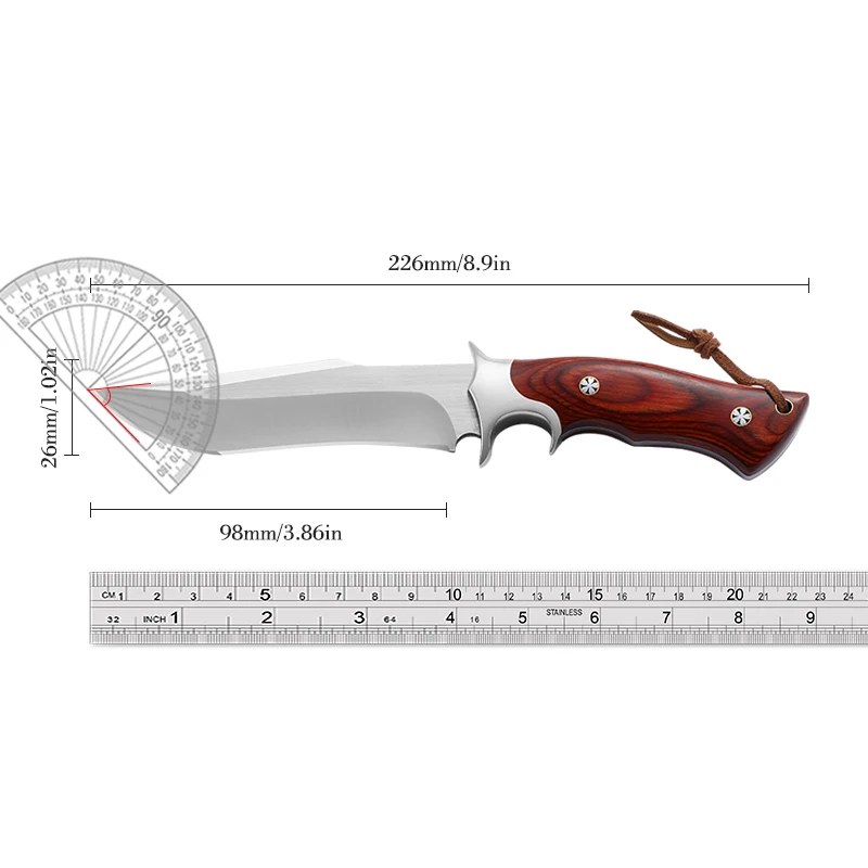 hunting knives fixed blade knife camping knife fixed blade tactical knife bowie knife full tang small fixed blade knife