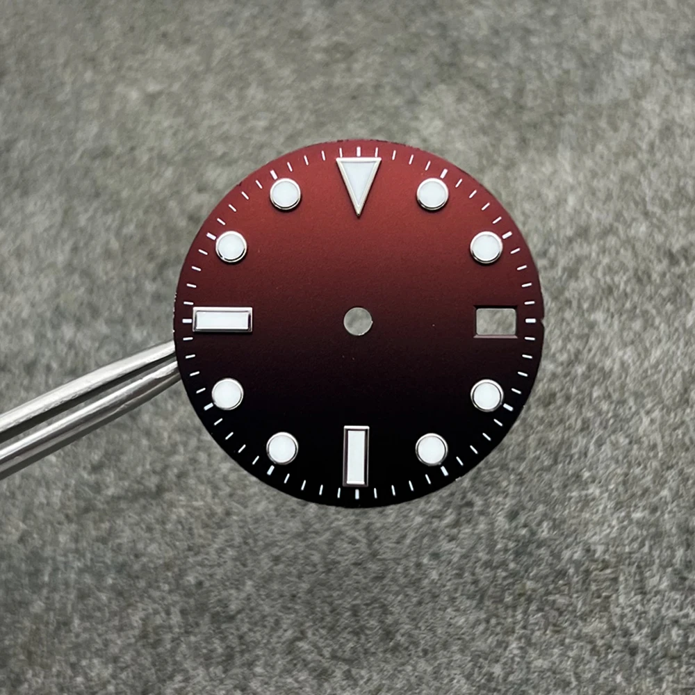 جديد 28.5 مللي متر التدرج ساعة الطلب ل NH35 NH36 4R 7S ساعة يد تعمل بالحركة الوجه لتقوم بها بنفسك تعديل الملحقات