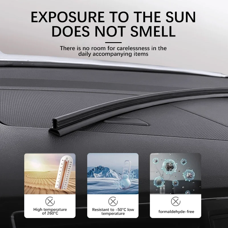 Afbeelding 4: Auto Dashboard Afdichtstrip Geluidsisolatie Rubber Strip Stofdicht Voor Hyundai Tucson L 1.5T NX4