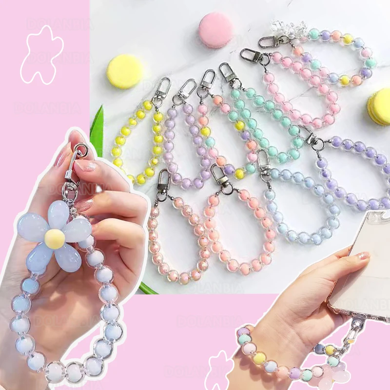 Kreative Handy Hängende Kette Telefon Fall Lanyard Hängenden Ring Mädchen Schlüsselbund Zubehör DIY Patch Anhänger Hängenden Seil