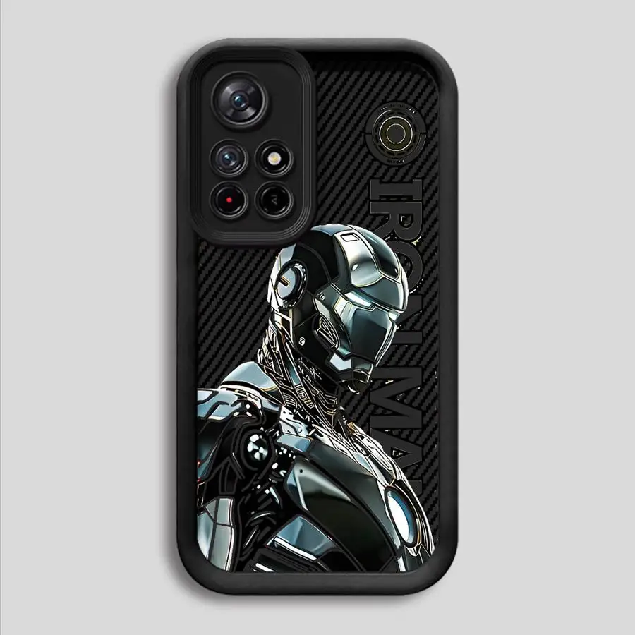 حافظة هاتف Marvel Ironman Soft Shell لهاتف Xiaomi Poco C51 X3 NFC X3 Pro C61 C50