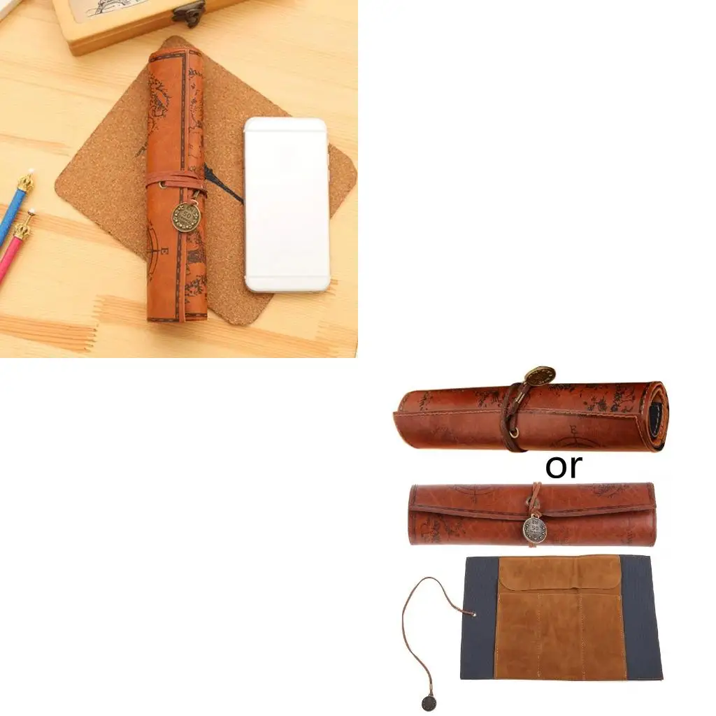 

Unique Pen Storage Paint Brushes Holder Wrap Hold 10 Pens for Work Travel