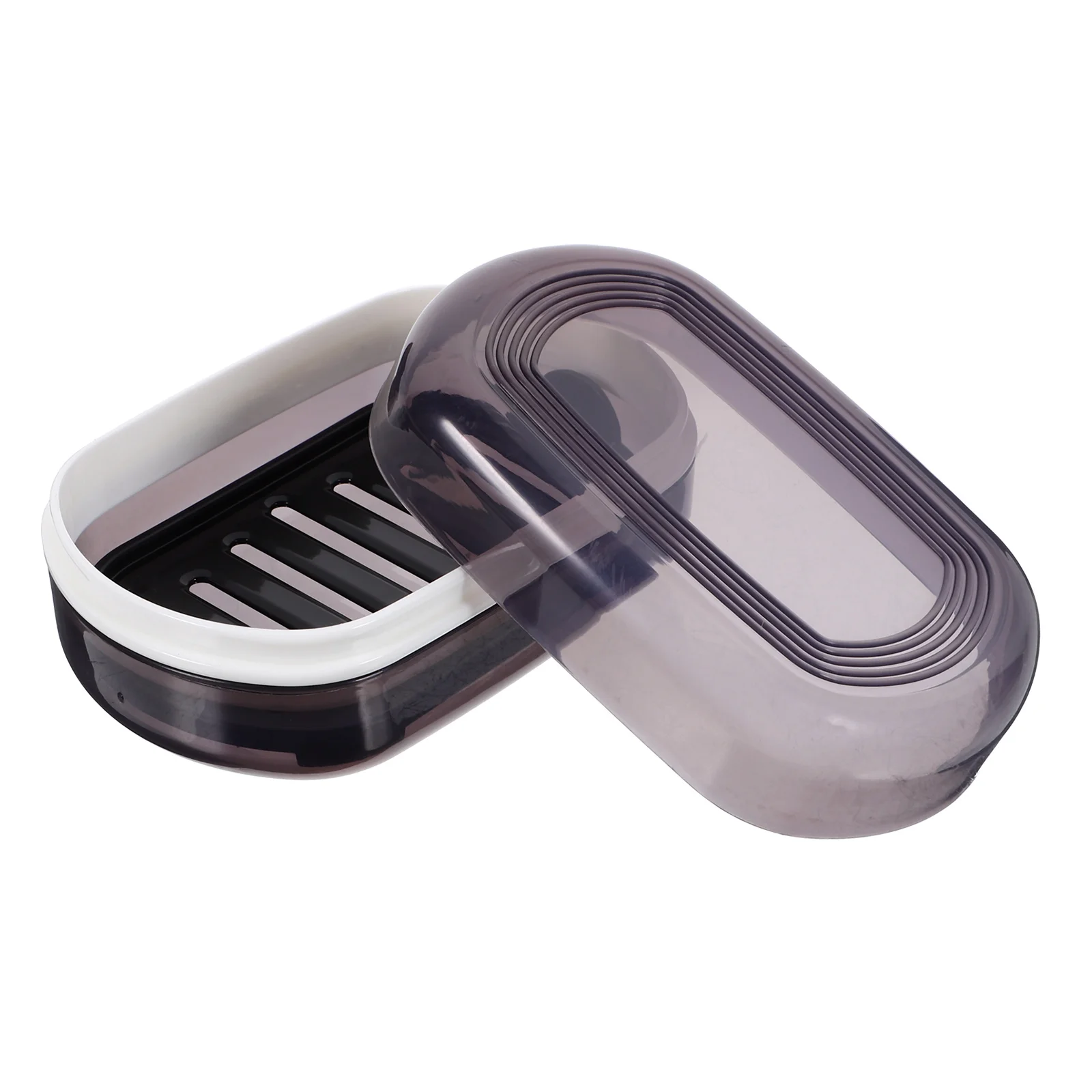

Portable Box With Lid Pp Material Smooth Waterproof Travel Container Household Bathroom Soap Holder Shower Soap Dish