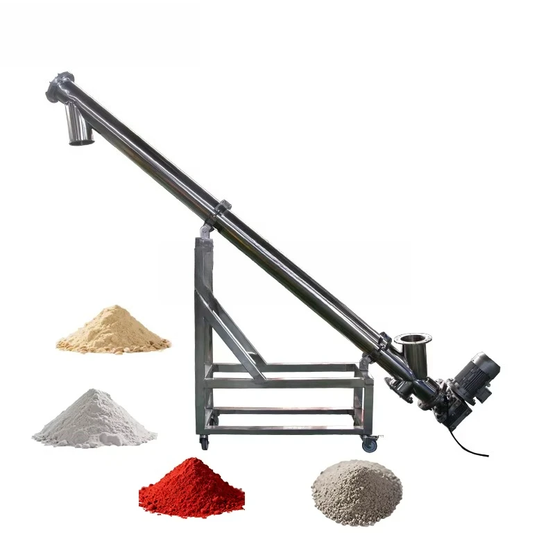 Advanced Grain Handling: Professional Grain Flexible Screw Conveyor for Moving Wheat and Rice