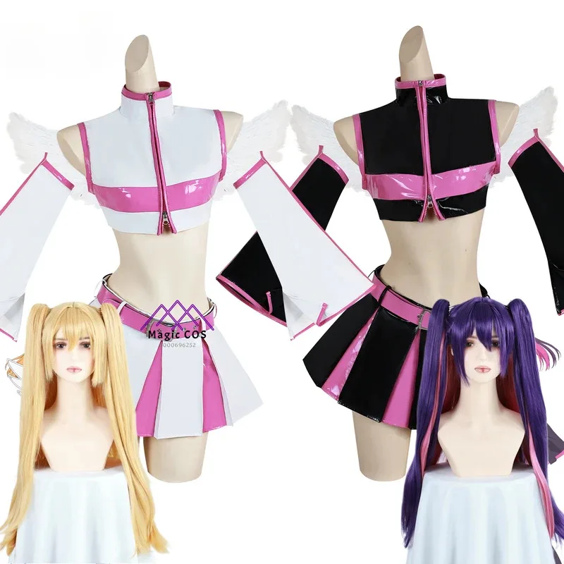 

New Anime 2.5 Dimensionall Seduction Cosplay Costume Resins Amano Mikari Tachibana Skirt Wings Suit Halloween Party Essential
