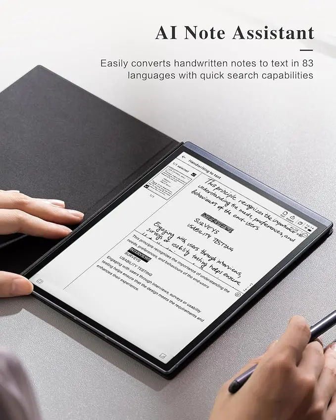iFLYTEK AINOTE Air2 Notebook da ufficio da 8,2 pollici Note elettroniche portatili Notebook per riunioni Tablet di carta Registrazione vocale E-book