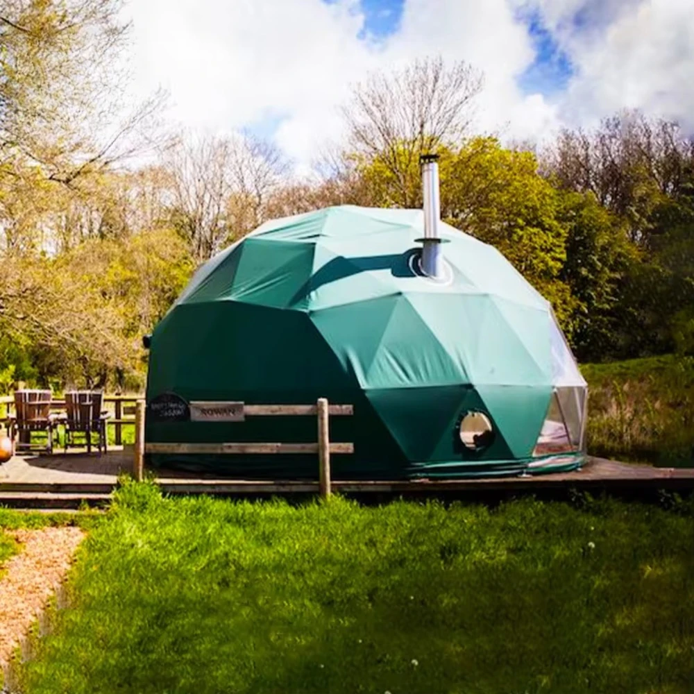Custom Waterproof Luxury Geodesic Round Dome House, PVC Glass Canopy Tent for Garden Patio Holiday Camp & Events