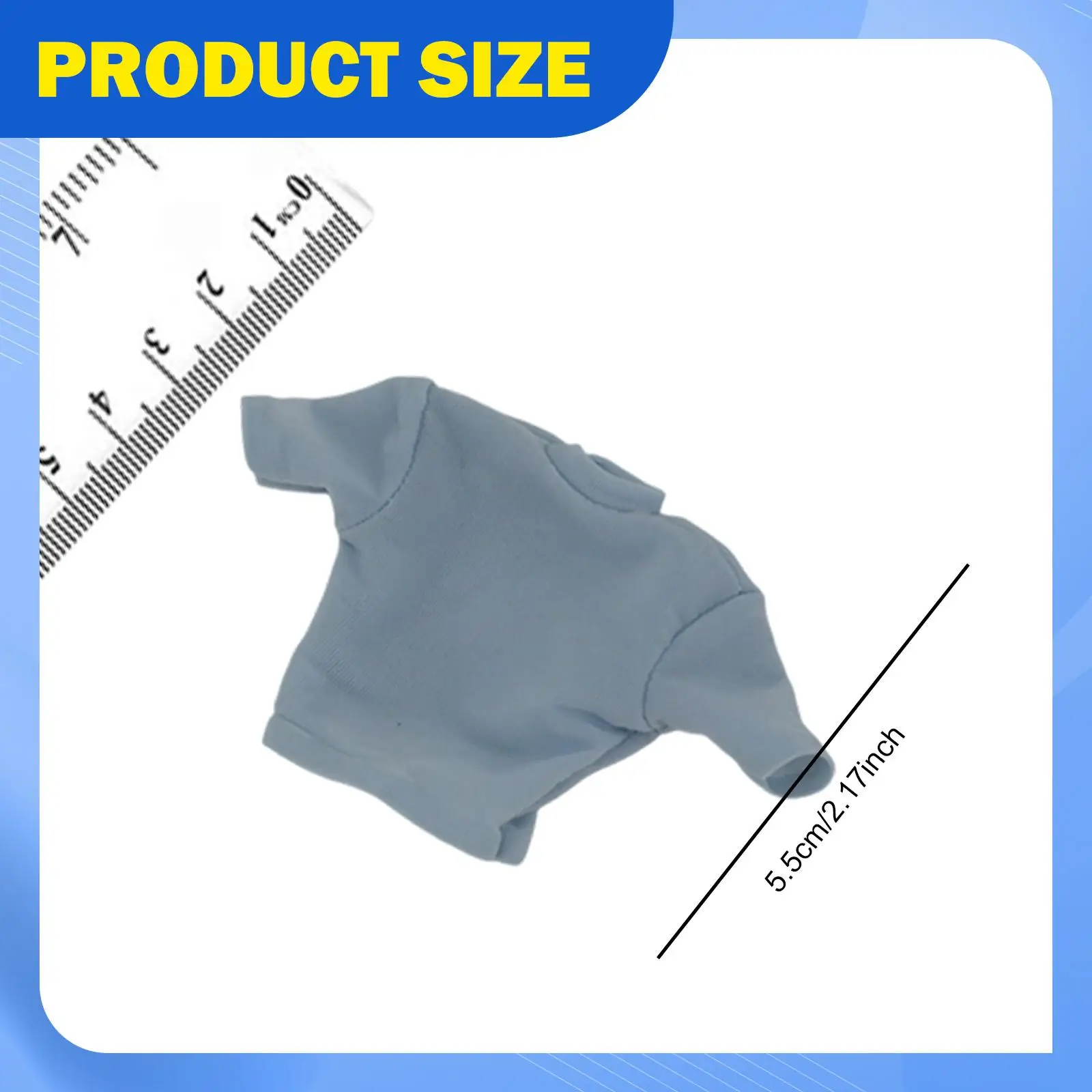 Mini Costume de poupée, T-shirt court décontracté pour figurines d'action féminines de 12 pouces, vêtements miniatures à la mode