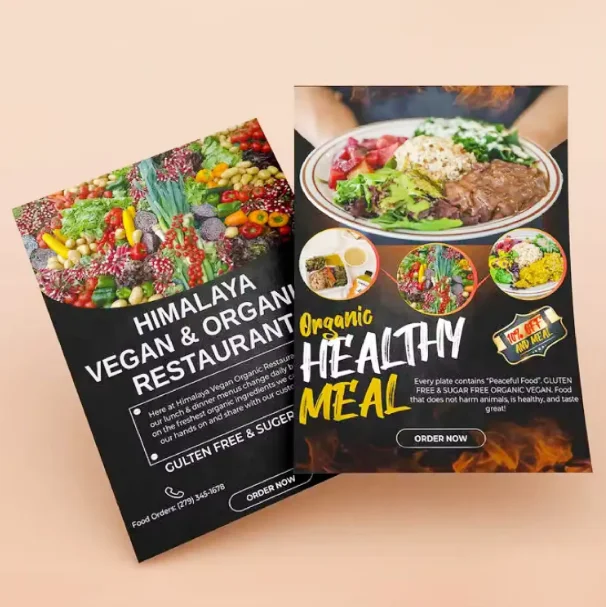 

Customized high-quality A5 A6 sales paper flyers, double-sided printing services, commercial advertising flyers, posters