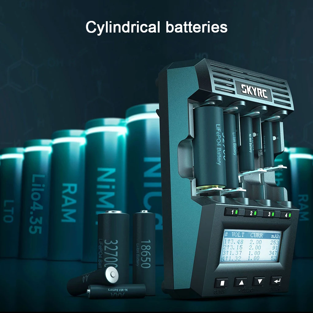 Skyrc mc3000 batterie ladegerät bt smart app pc steuerung multi-chemie universal nimh nicd nizn eneloop lithium-ion lifepo4 lto