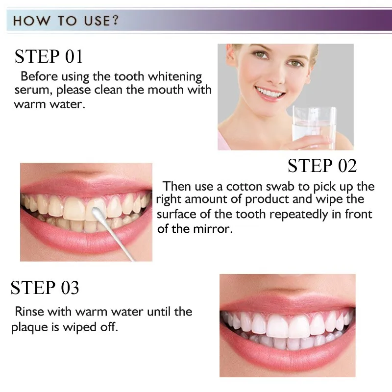 RtopR Teeth Whitening Essence Brightens Teeth Removes Plaque Oral Hygiene Fresh Breath Oral Bleaching Teeth Oral Clean Care