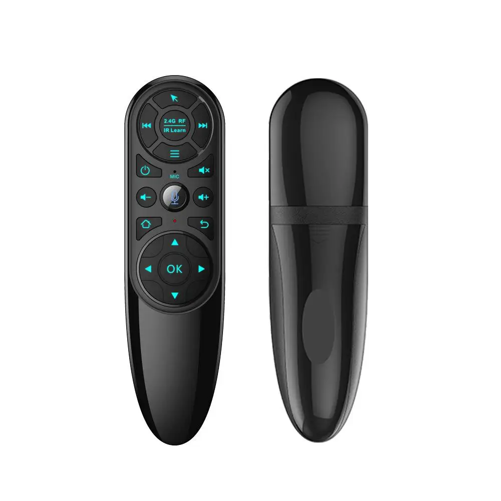 Giroscopio inalámbrico con Control remoto para Android TV Box, dispositivo inalámbrico con Control de voz, retroiluminación, teclado IR de aprendizaje, Q6 Air