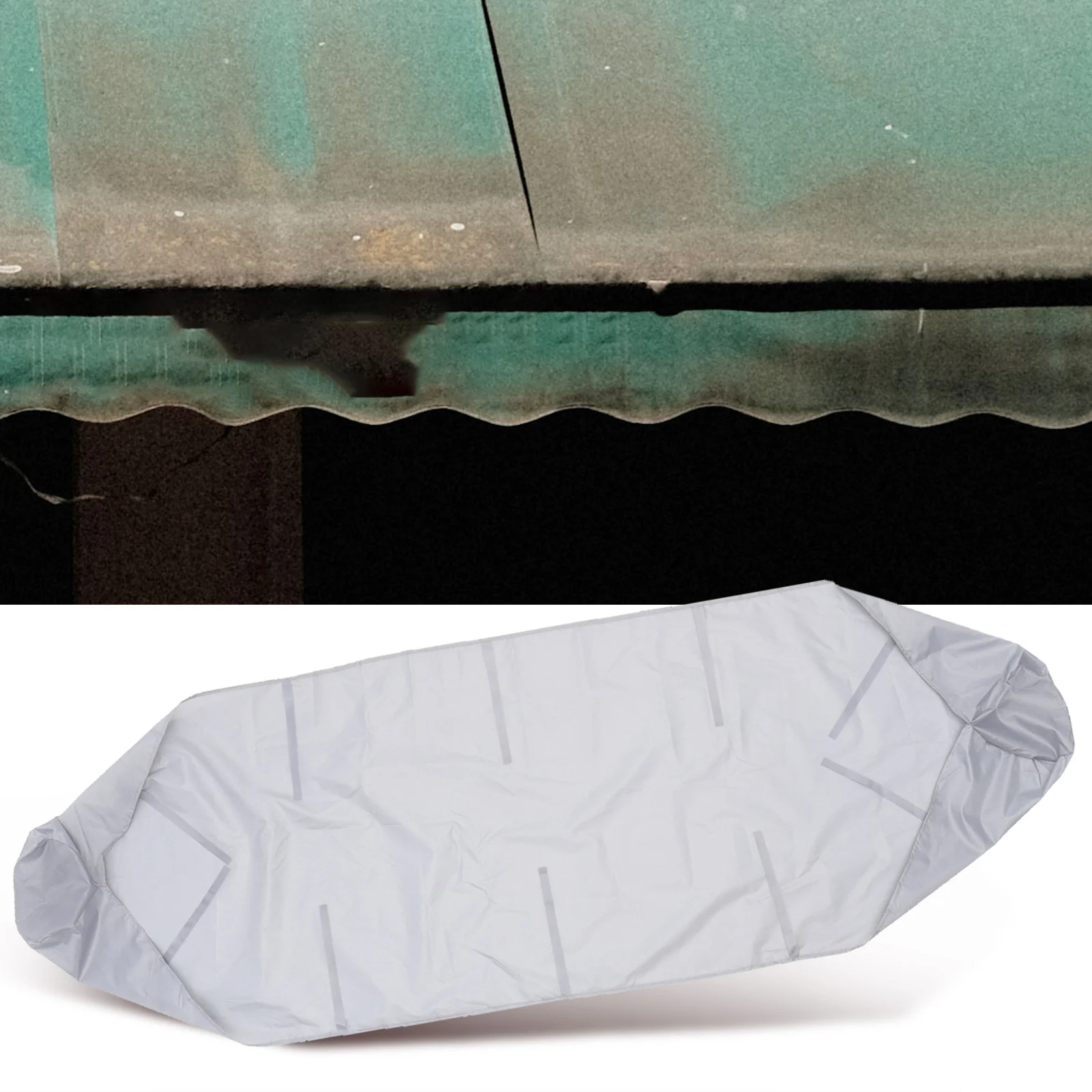 

Outdoor Awning Waterproof Cover Patio Canopy Oxford Cloth Rainproof Dust Protector Foldable Washable Reusable All Seasons