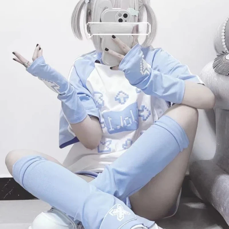 

Футболки с принтом Kawaii 2026: Женские милые топы Y2K, теплые футболки в стиле Harajuku, повседневные японские мультяшные футболки dsf2