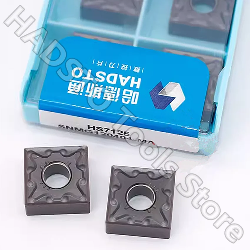 

10pcs SNMG120404-MA HS7125 SNMG120404-MA SNMG431 HADSTO CNC carbide inserts Turning insert For Steel, Stainless steel, Cast iron