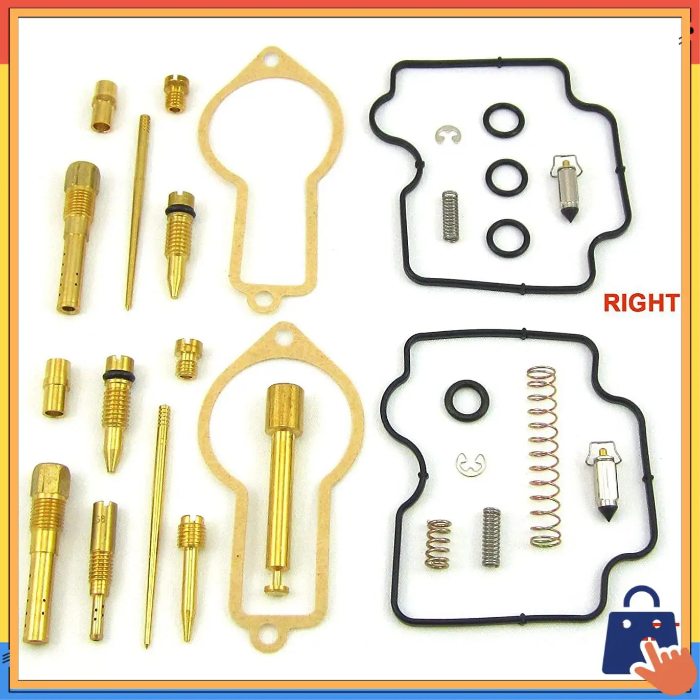 

Upgraded Motorcycle Carburetor Repair Kit Right & Left Side Motorcycle Carburetor Carb Repair Rebuild For Honda XL 600 XL 600R