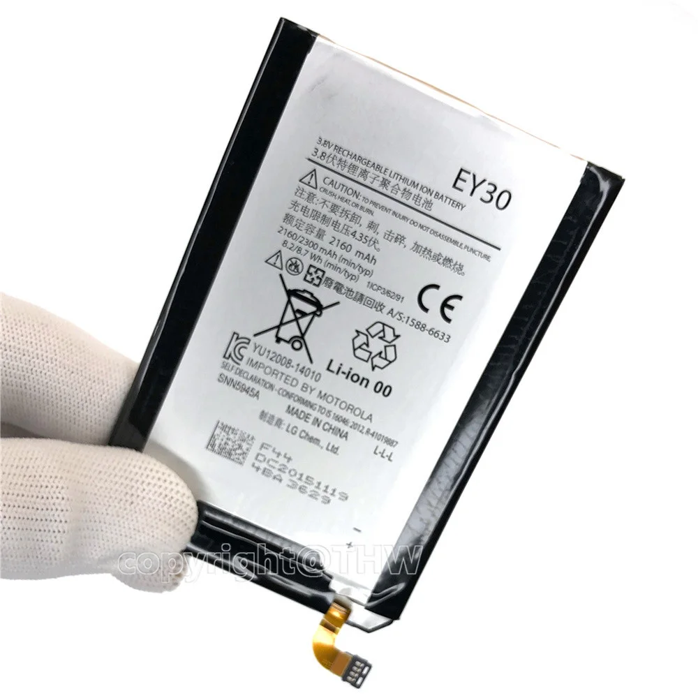 100% Original Genuine EY30 Replacement Battery For Moto X X2 X+1 XT1097 XT1085 XT1093 XT1095 High Quality Built-in New Lithium