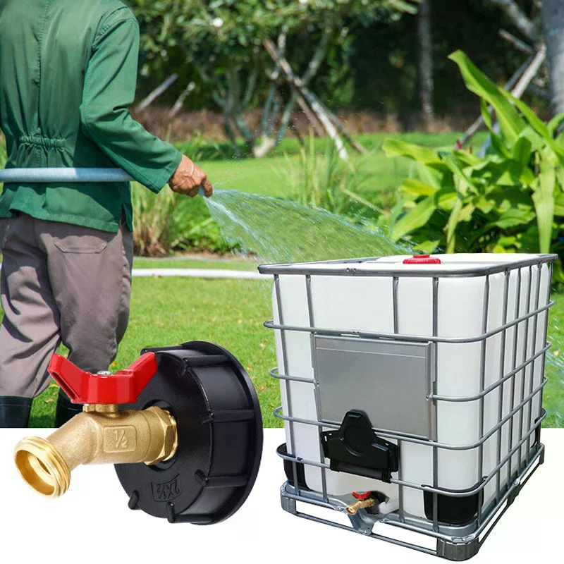 DIY Accessories Durable Ibc Tank Fittings S60X6 Coarse Threaded Cap 60Mm Female Thread To 1/2 