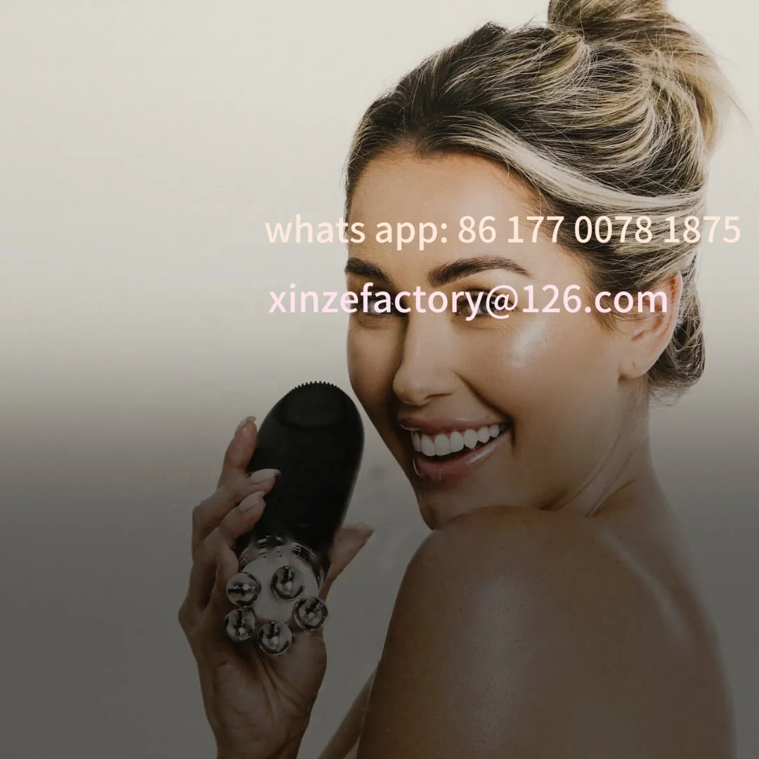 

Customizable U900 Soft Silicone Face Scrubber Cleansing Brush Face Clean Device Face Exfoliator Facial Massager Beauty Wand