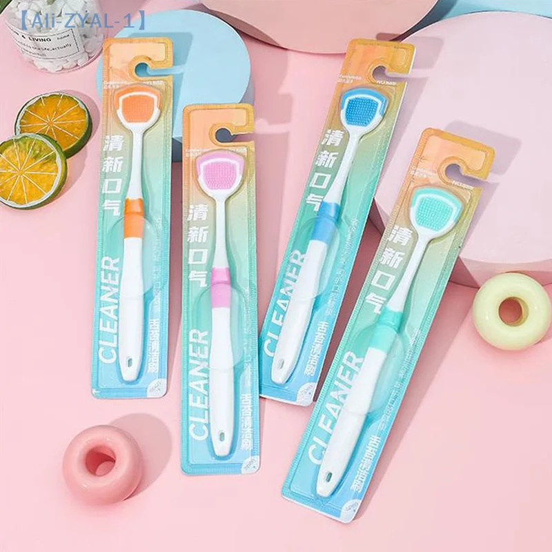 【ZYAL-1】5Pcs Tongue Scraper, Reduce Bad Breath For Oral Care, Tongue Cleaners,Tongue Cleaning Tools For Adults