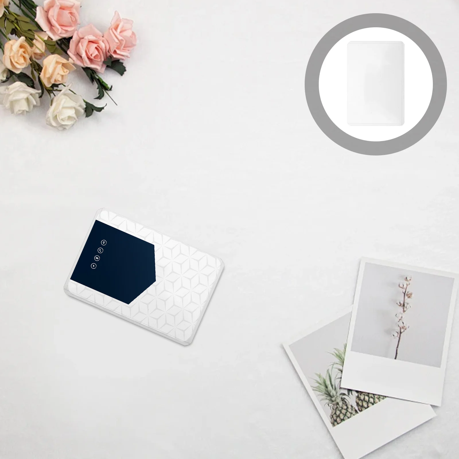 

25Pcs PVC Clear Card Sleeves Hard Plastic Protective Covers for Football Cards Bank Card Holders Postcards Holder