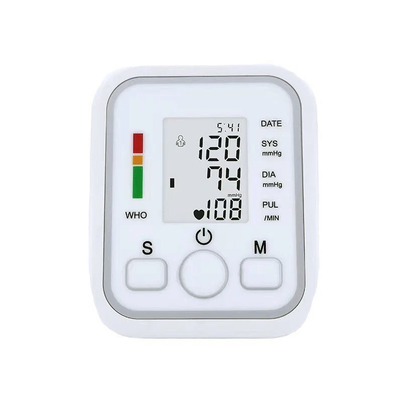 2User Digital Blood Pressure Meter Medical Voice Arm BP Sphygmomanometer Automatic Pressure Tonometer Tensiometer Baumanometer