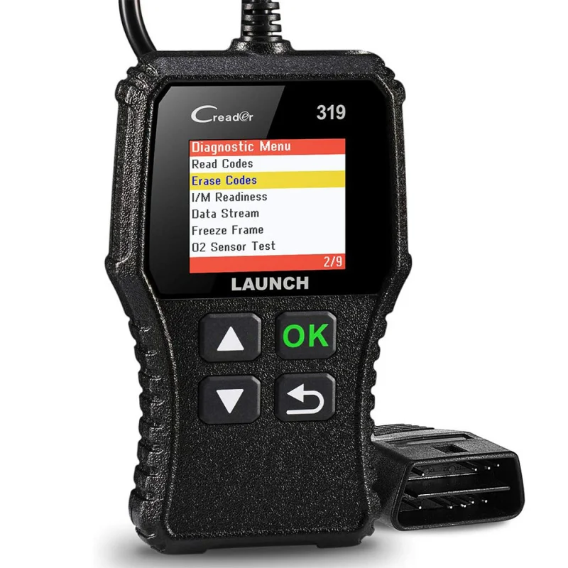 

LAUNCH Creader CR319 OBD2 сканер онлайн-обновление считыватель кодов неисправностей двигателя диагностический инструмент