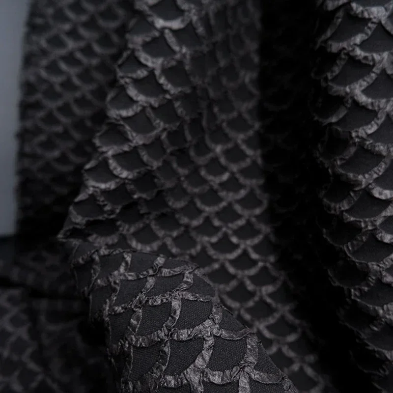 

Трехмерная веерная жаккардовая текстура, ткань китайской формы, классическая одежда, сделай сам, шитье, креативный дизайнер, ткань