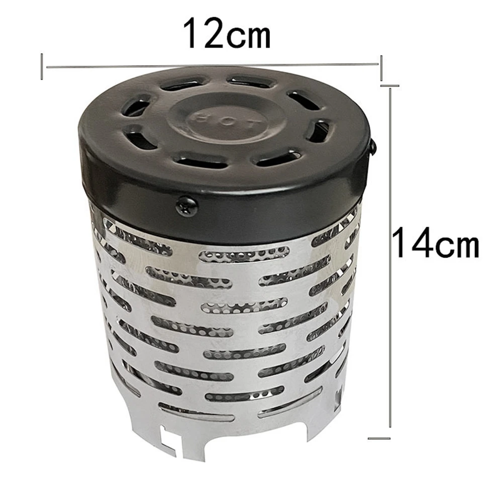 AAA87 уличная нагревательная крышка, газовые нагревательные плиты, мини-обогреватель, крышка для кемпинга, обогреватель, плита, аксессуары для газовой плиты из нержавеющей стали