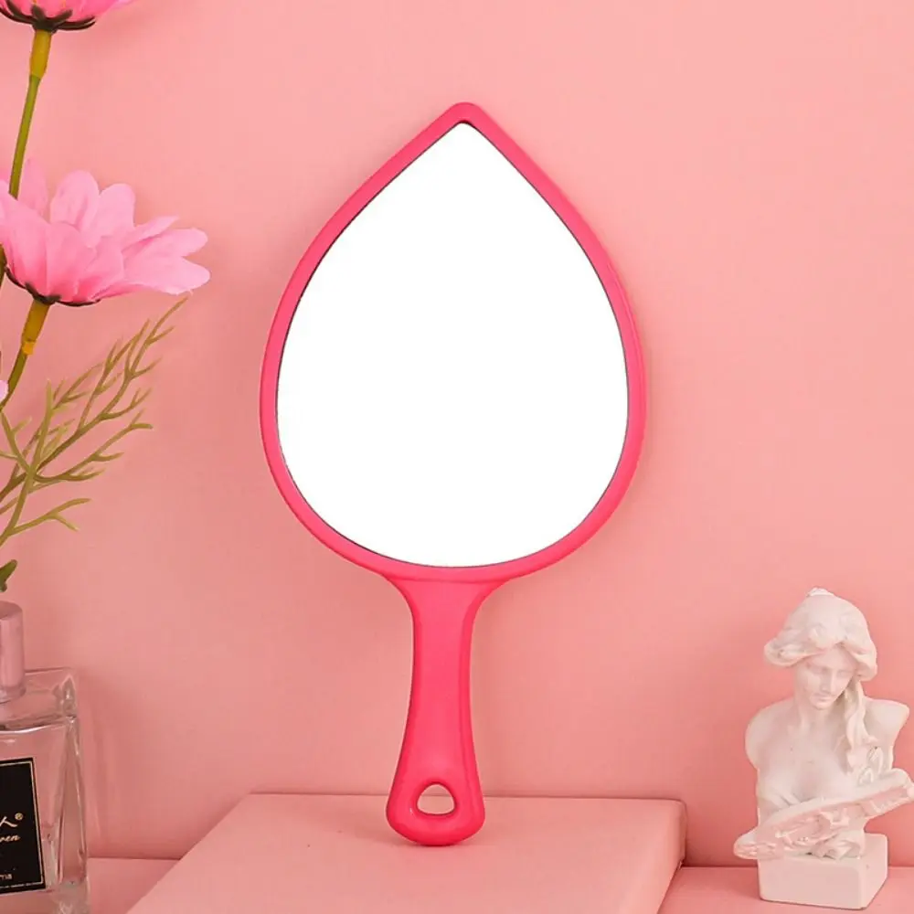 Portable Cute Leaf-shaped Makeup Mirror Exquisite High definition Handheld Mirror Durable Beauty Mirror Makeup Tool