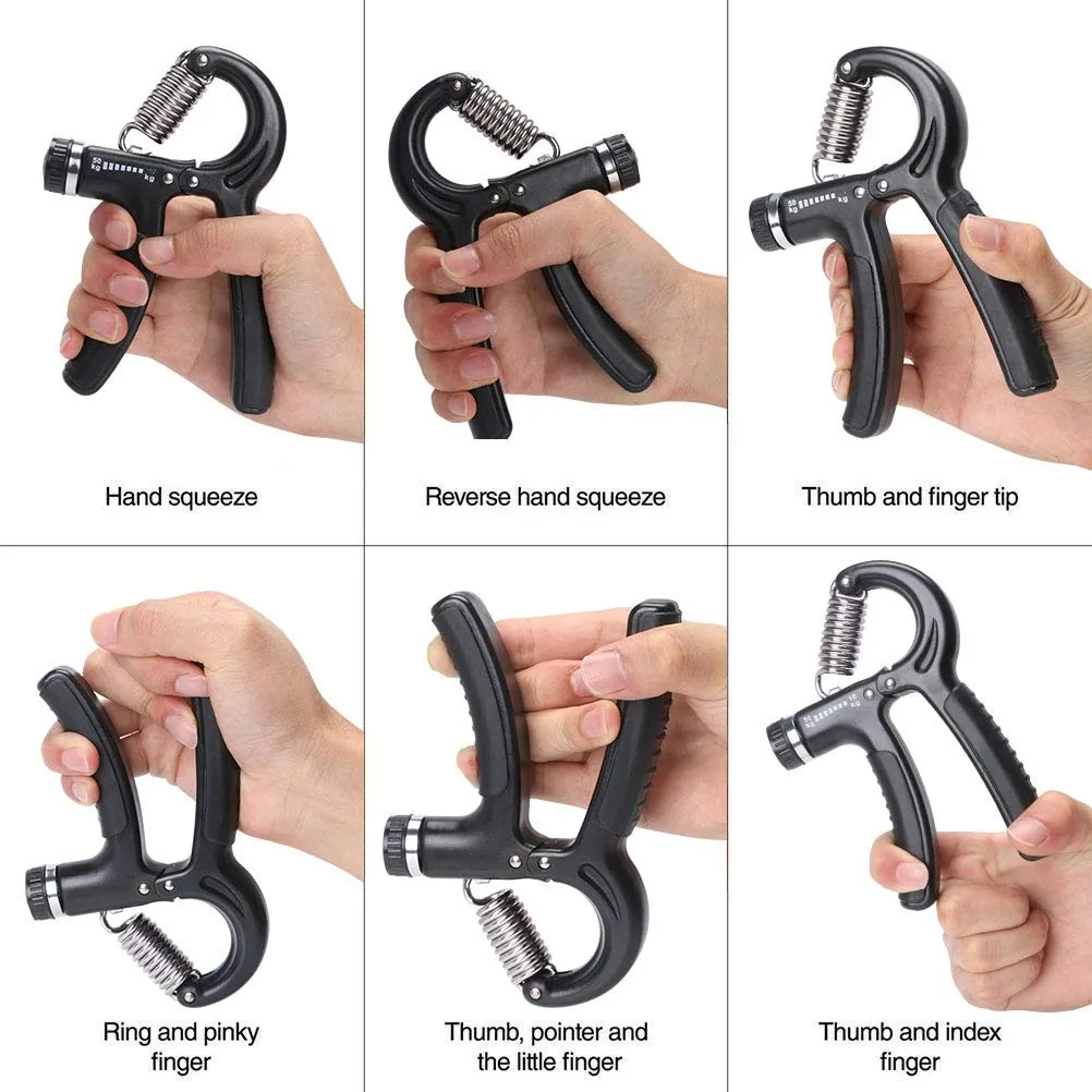 5-60kg Adjustable Hand Grip Strengthener Heavy Gripper Fitness Hand Exerciser Grip Wrist Training Wholesale of Multiple Colors