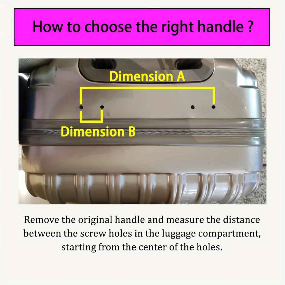 قطع غيار وإصلاح لمقابض الأمتعة ومقابض حقائب السفر.