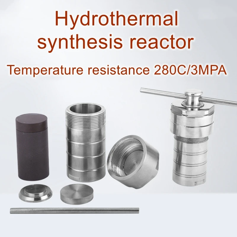 

25ml 50ml 100ml Laboratory hydrothermal synthesis kettle stainless steel small hydrothermal kettle lined with an ablation tank